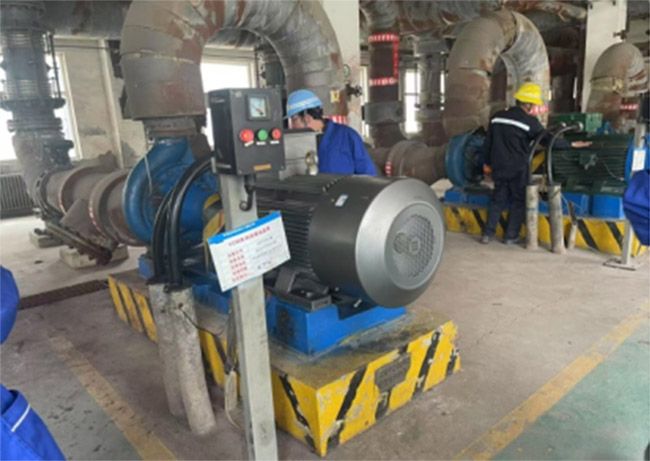 西安西瑪電機(jī)在青海鹽湖海納化工有限公司節(jié)能改造現(xiàn)場試運(yùn)行